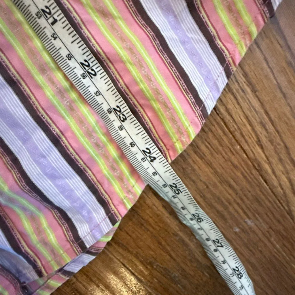 Robert Graham striped cotton blend button down size XL - Image 7