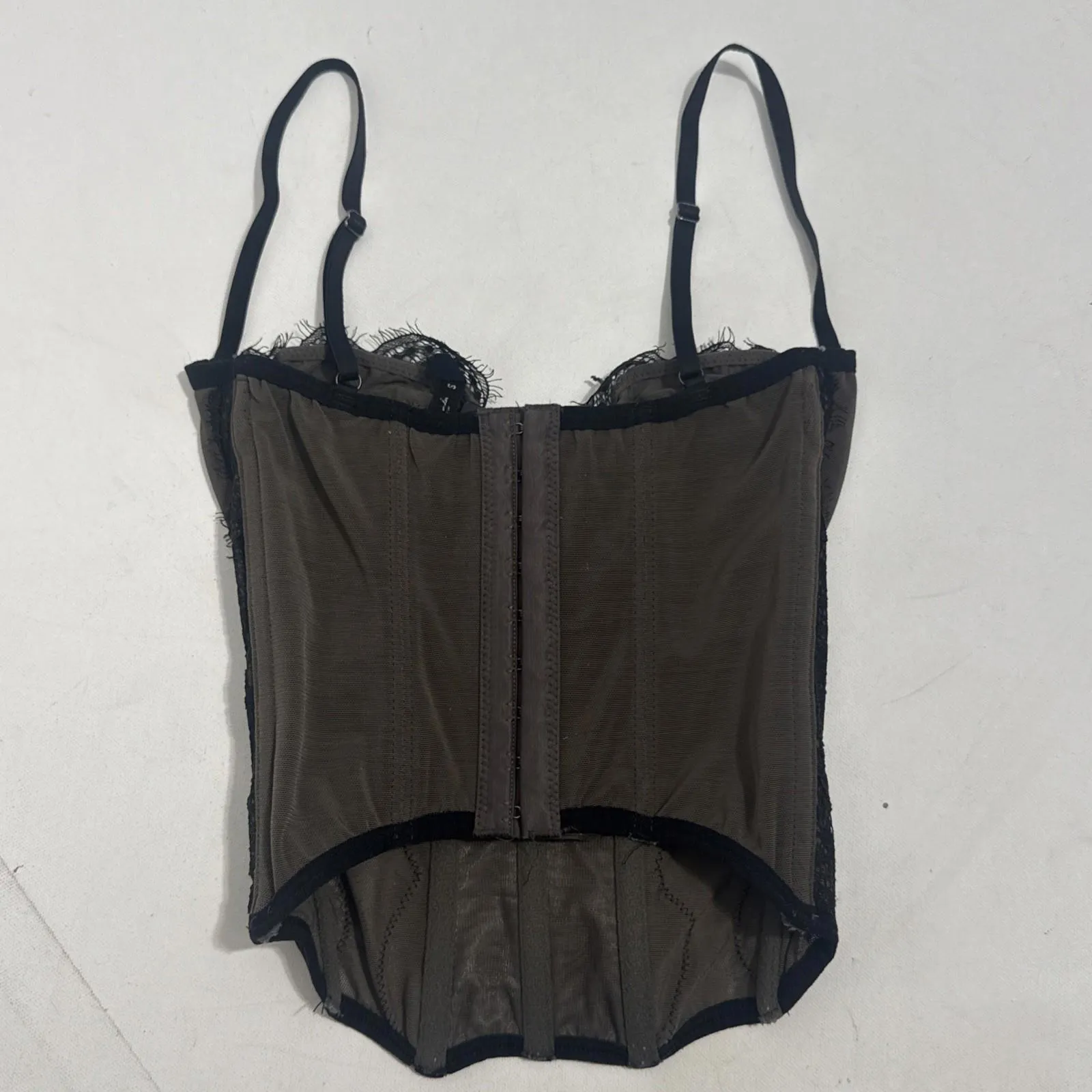 Out From Under Women Fairy Grunge Whimsigoth Festival Babydoll Corset Top Size S Black - Image 2