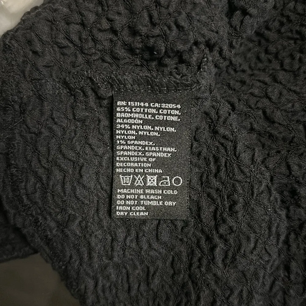 Anthropologie Lea & Viola Textured Puff Sleeve Crop Top - Image 8