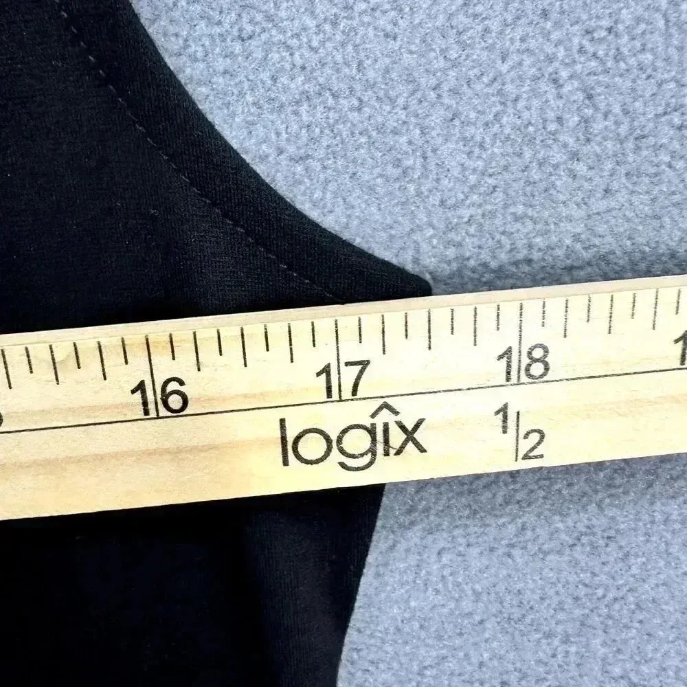 H&M Mama maternity‎ black midi sheath dress medium cap sleeve exposed zipper NWT - Image 5