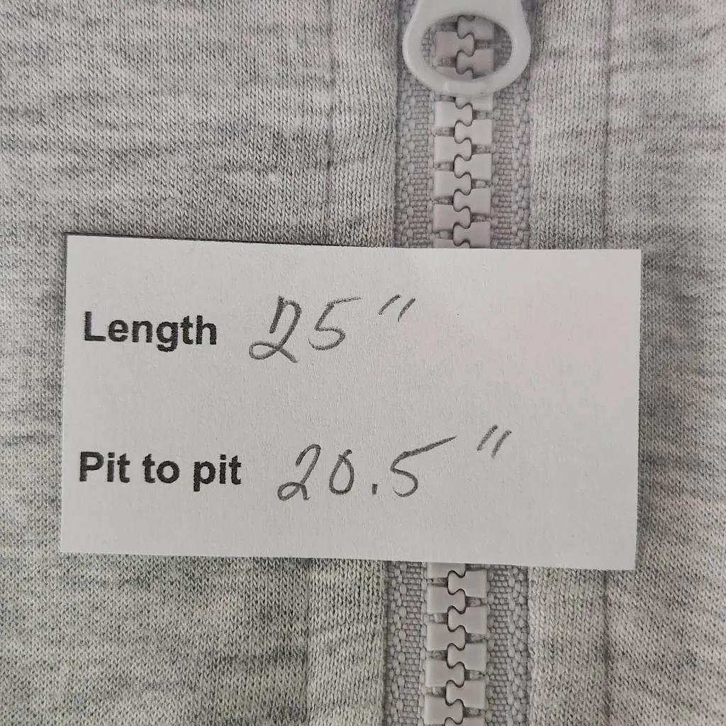 Three Dots  Gray Pullover Sweatshirt Small Gray Sweatshirt Quarter-zip Pullover - Image 9