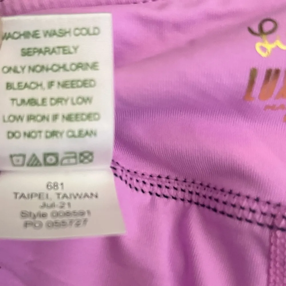 Lilly Pulitzer Skort Sabbia UPF 50+ Luxletic Oyster Bay Navy On The Catwalk XXS - Image 15