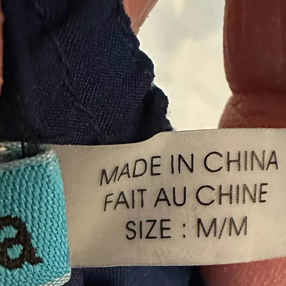 NWT  Blue White Paisley Floral Silk Halter Y2K Top Blouse Medium - Image 13