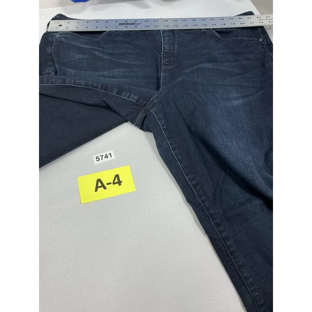 Womans NYDJ Marilyn Lift X Tuck Blue Jeans 24 W - Image 6