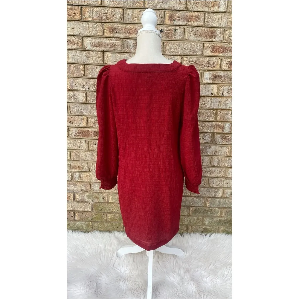 BB Dakota Ruston Textured Long Sleeve Mini Dress - Image 7