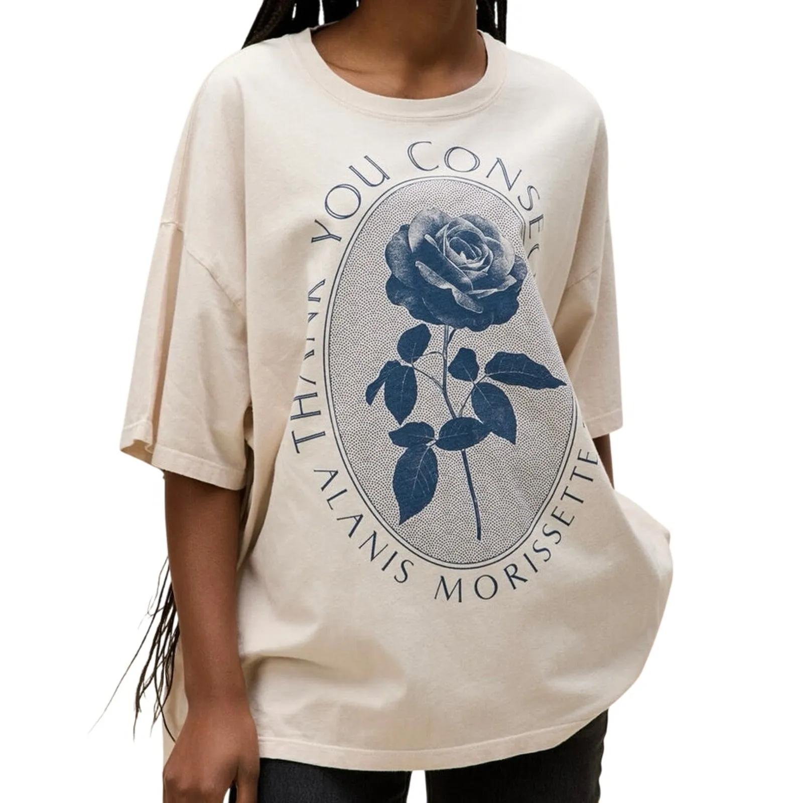 DAYDREAMER Alanis Morissette Thank You Consequence One Size / OS Tee New w/o Tag - Image 2