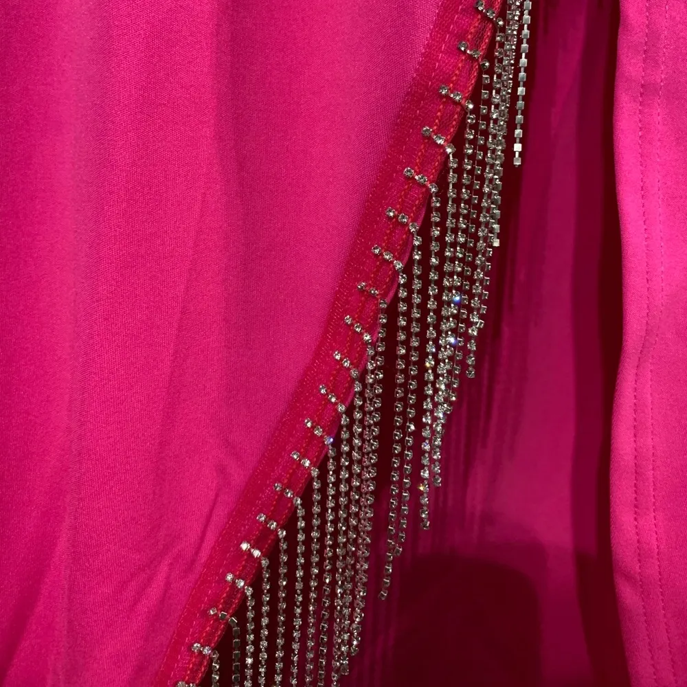 Cloud Ten Pink Fringe Rhinestone Dress - Image 6