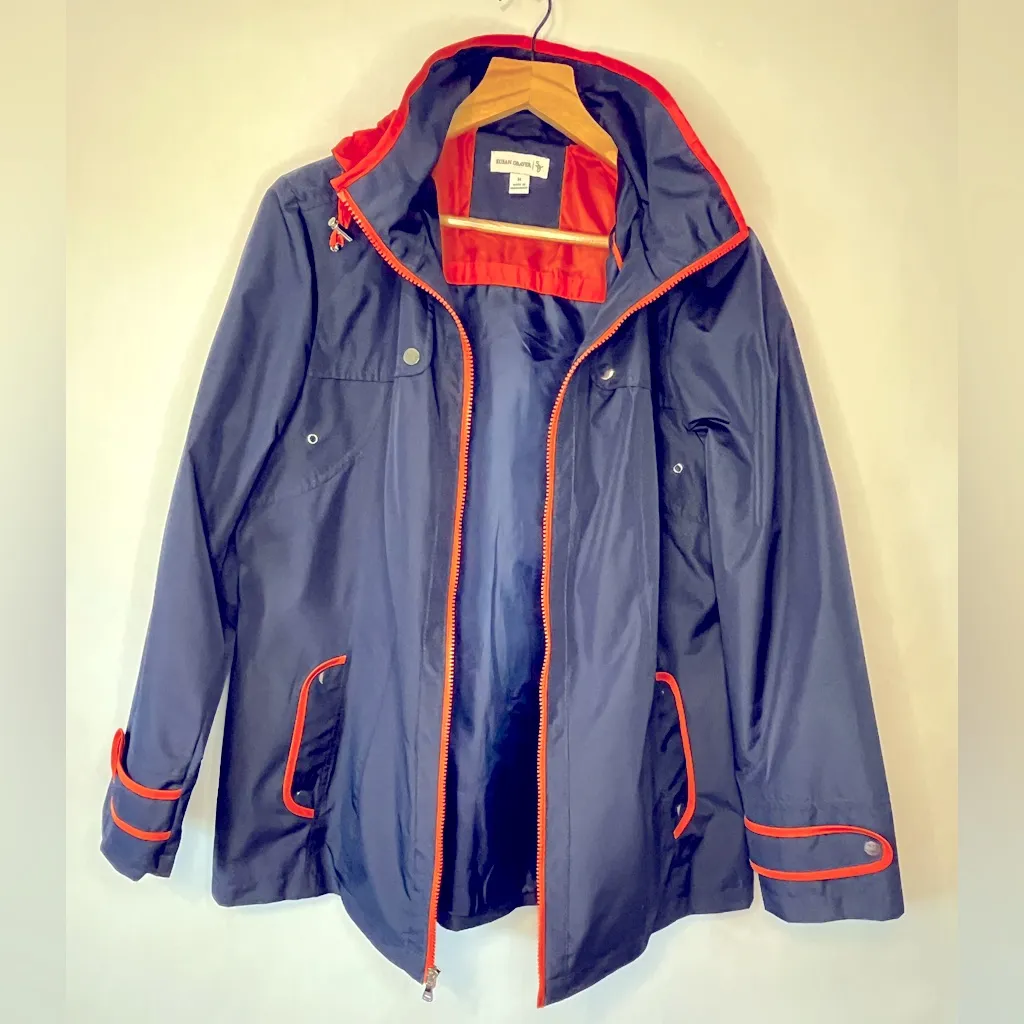 Susan Graver Women’s wind rain sailing outdoor hiking casual jacket Sz M - Image 2