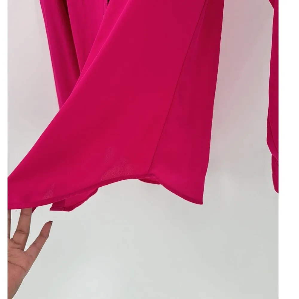 Express The Portofino Shirtpink office special occasion roll sleeve size XS - Image 8