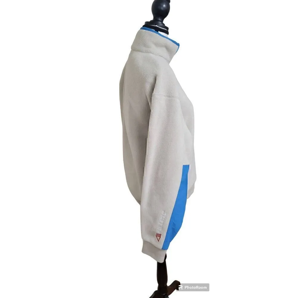 Timberland  Polartec Fleece Half Zip Jacket Sweatshirt Size M *defect - Image 3