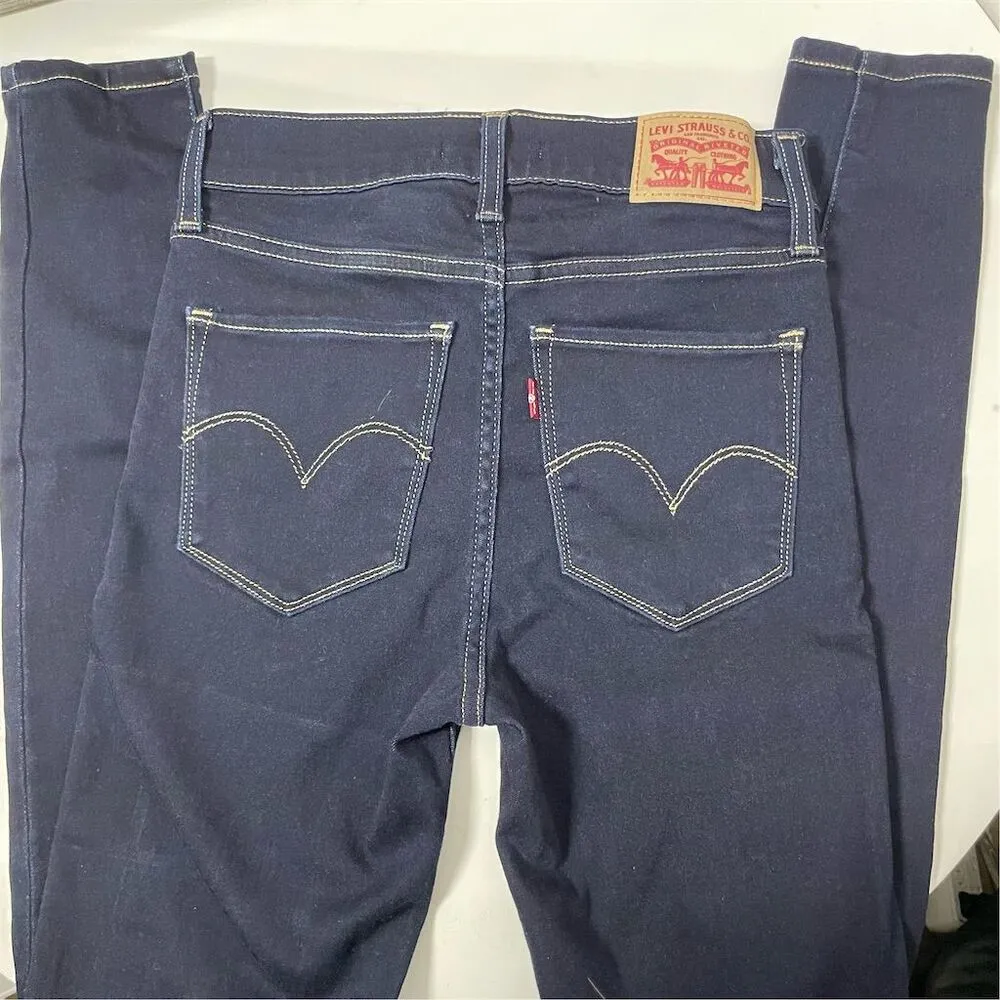 Women's 720 High-Rise Super Skinny Jeans Blue Size 26 - Image 6