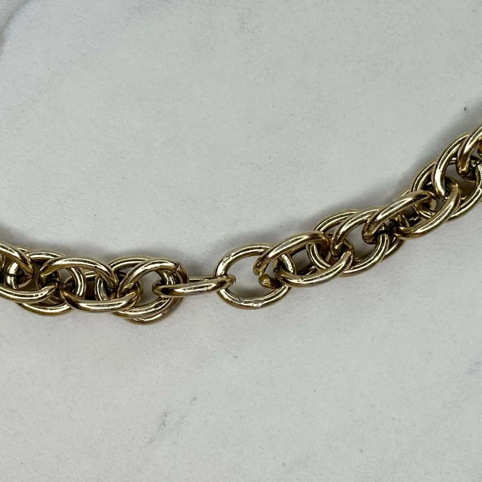 Lightweight Gold Tone Chain Belt XS/Small (XS/S) ✨ - Image 4