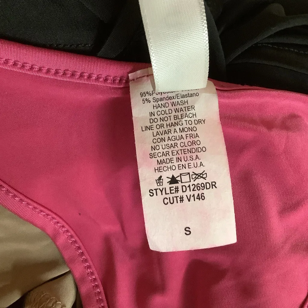 U.O. Elegant Pink, Tan, and Black Size Small Maxi Sleeveless Dress. Preloved - Image 7