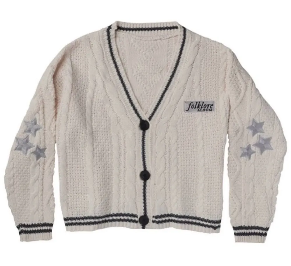 Original Taylor Swift Folklore Album Cardigan 2020 Medium/Large MD/LG - Image 1