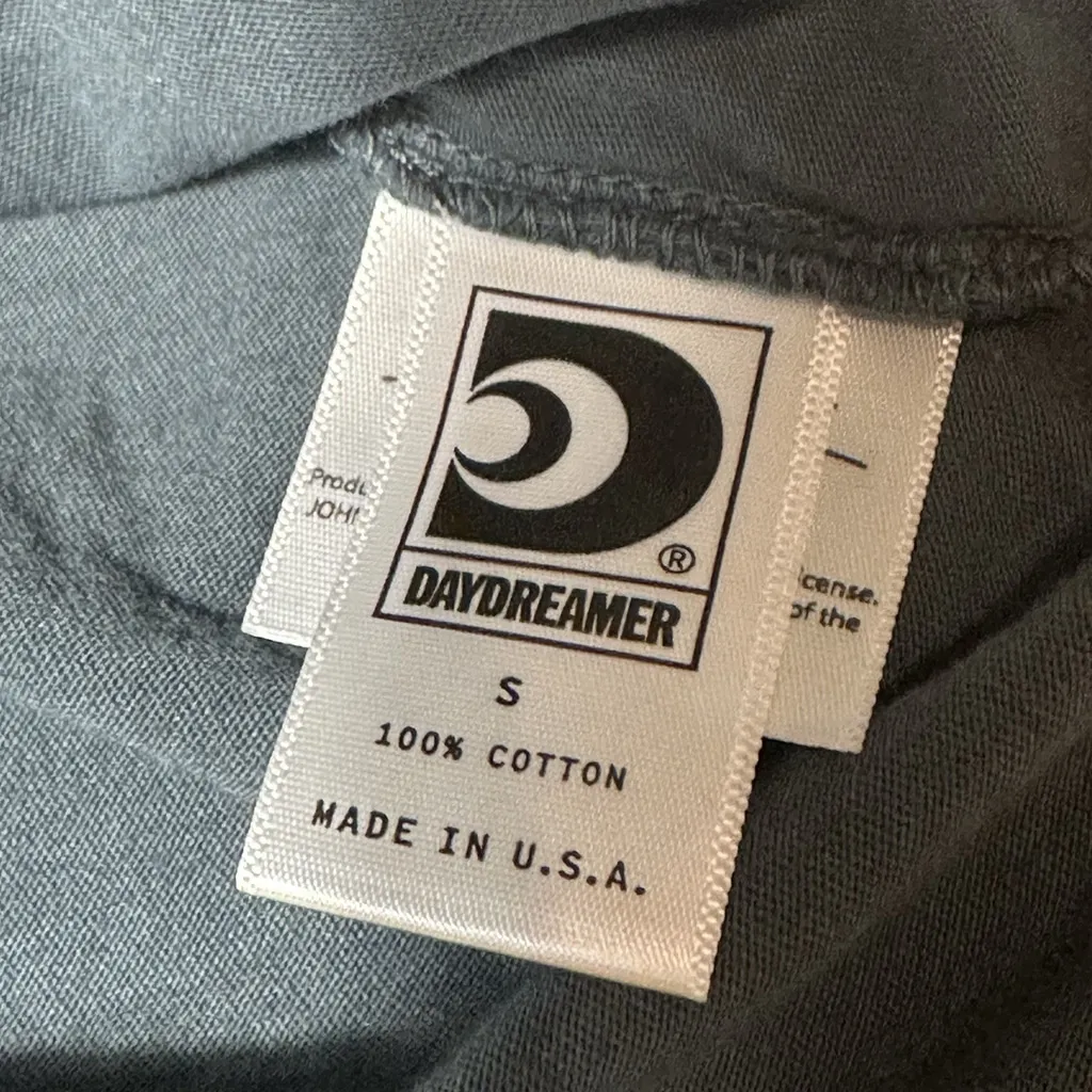 Daydreamer Johnny Cash The Fillmore 1996 Cotton Graphic Band Tee Shirt Gray - Image 6