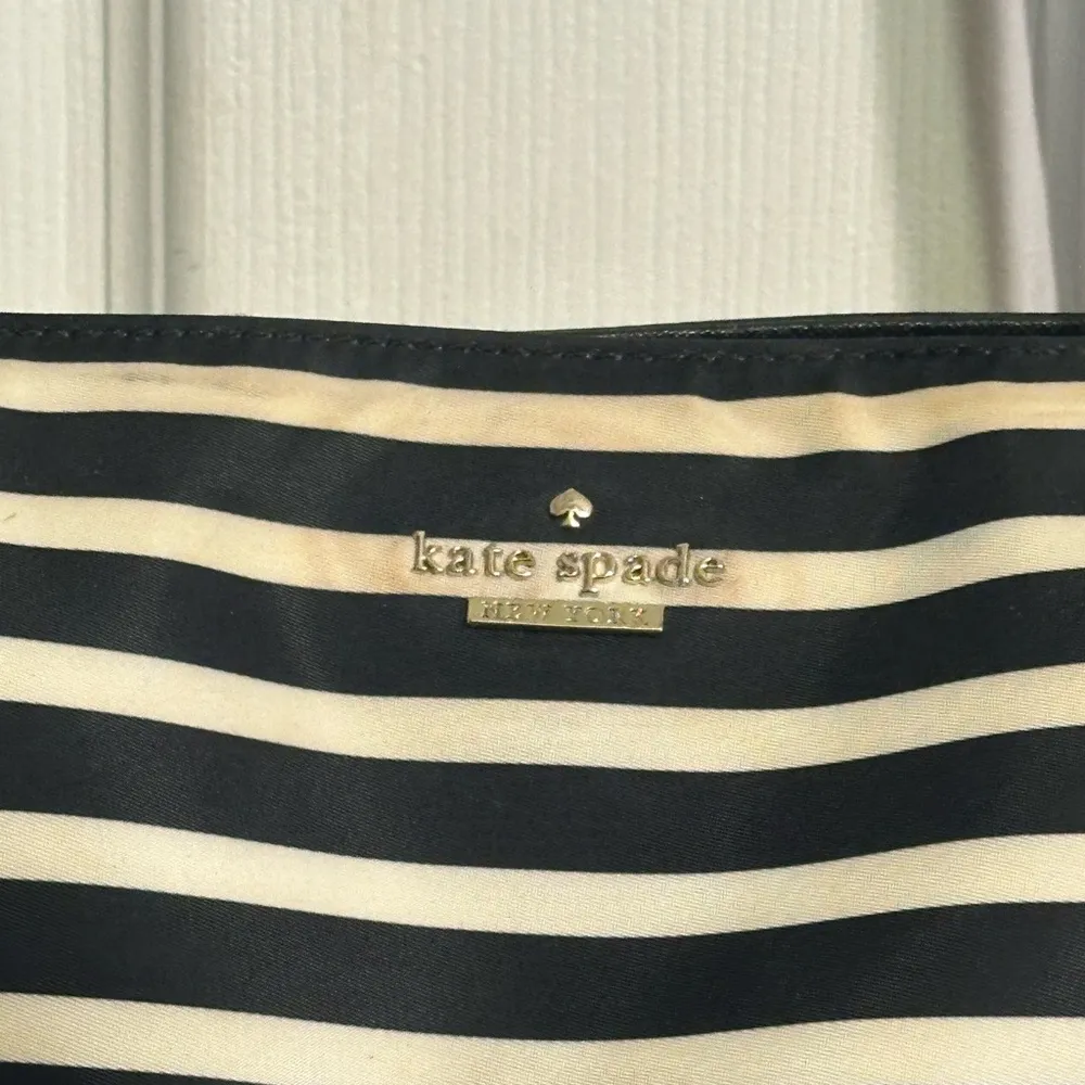 Kate Spade Black and White Tote Diaper Bag - Image 2