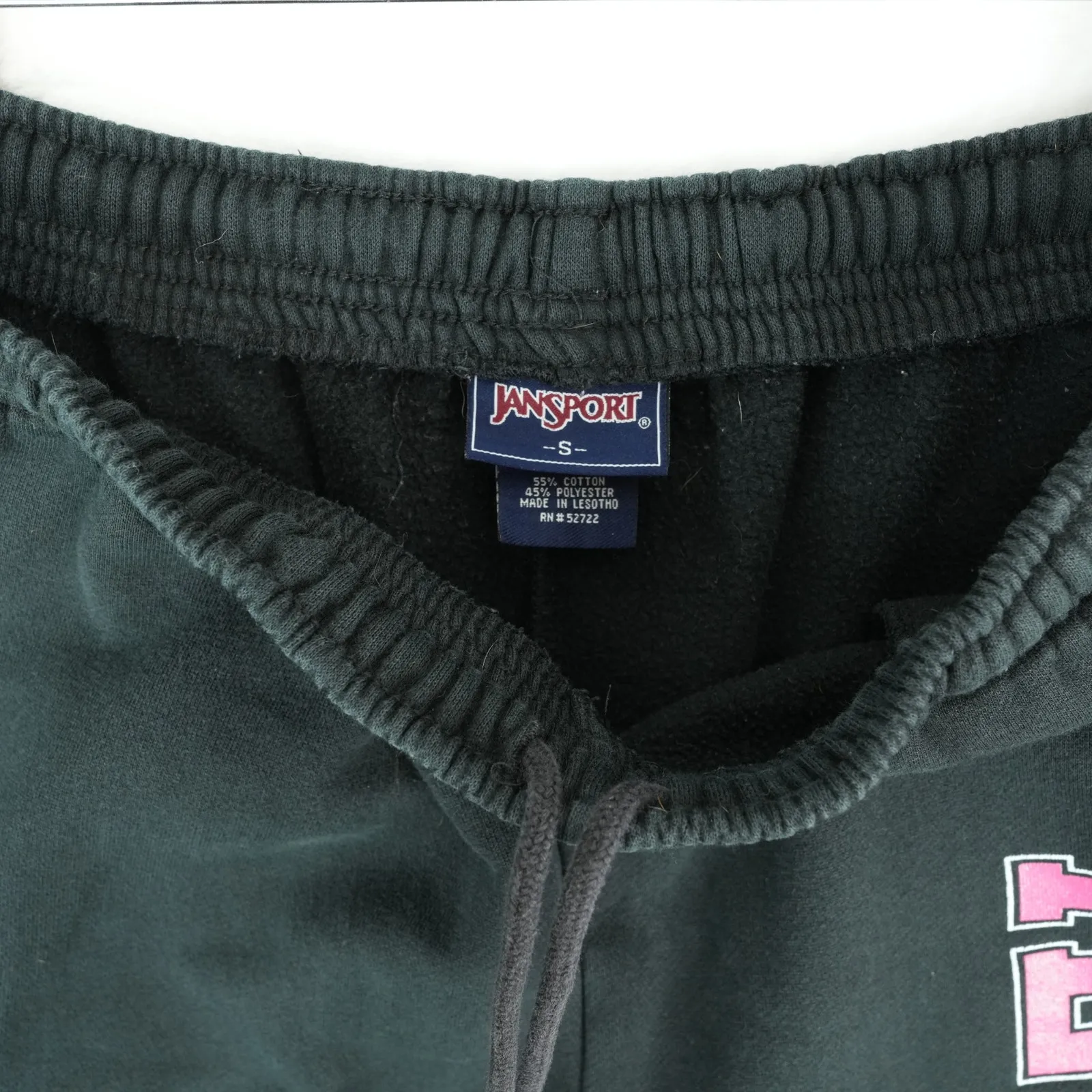 Illinois State University Redbirds Sweatpants Womens Small Black Pink Joggers - Image 6