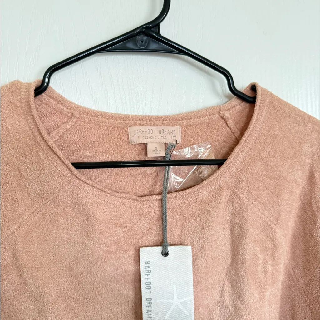 Barefoot Dreams NEW COZYCHIC ULTRA LITE ROLLED NECK PULLOVE
MISTY ROSE - Image 3