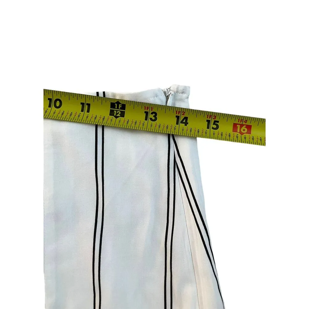 Vici White Striped Fitted Maxi Skirt Women Size Small NWT | 9-15 - Image 8