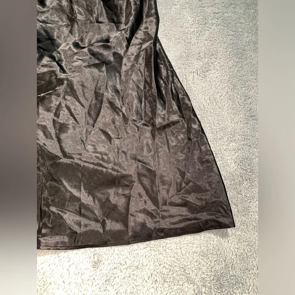 Dream girl black chemise slip dress small - Image 3