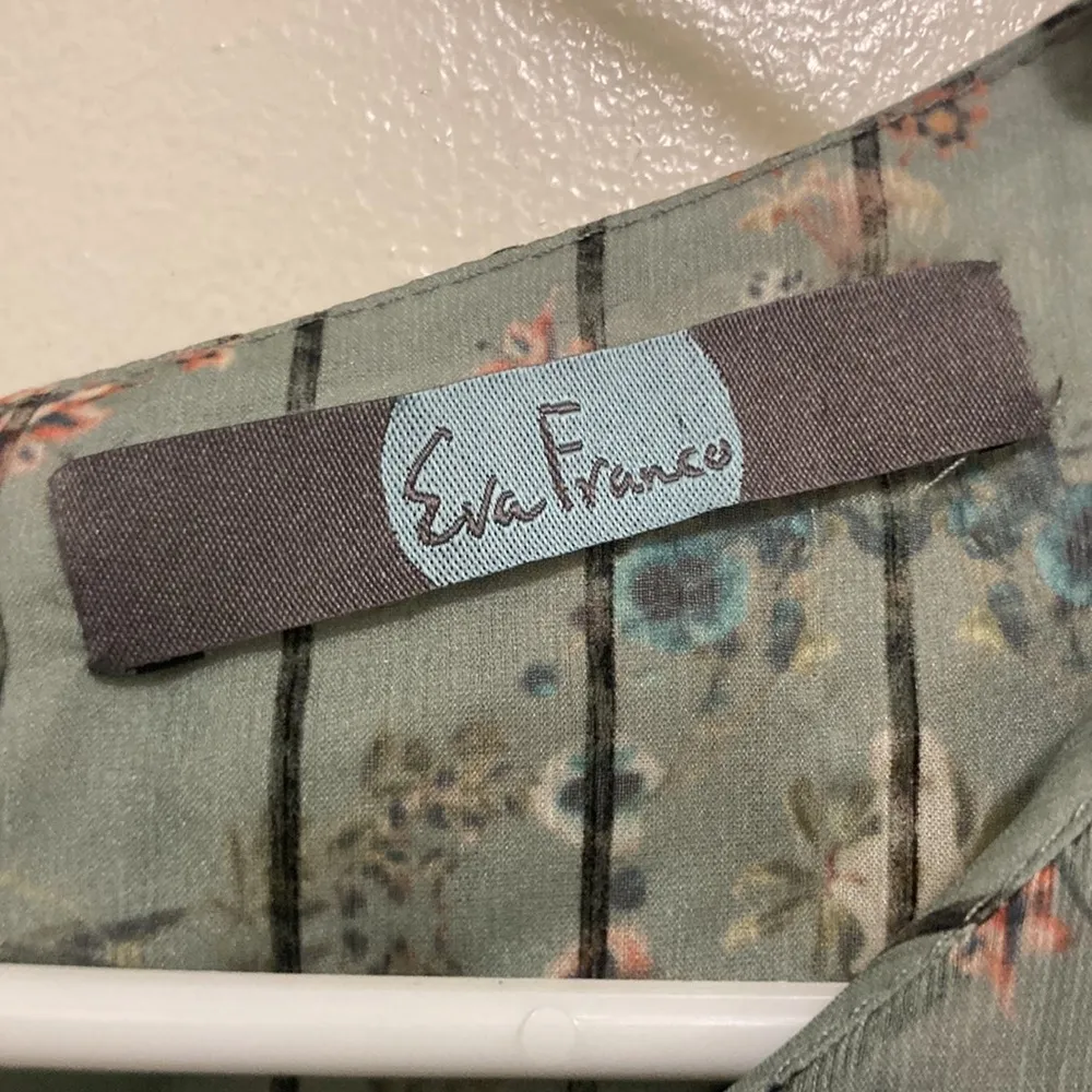 Anthropology Eva Franco S/M Green Floral Dress/Swim cover up - Image 4