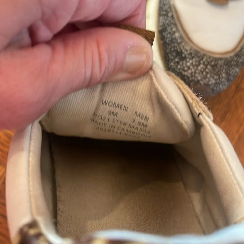 Madewell Kickoff Sneaker size 9 with Animal Print calf skin accents - Image 7