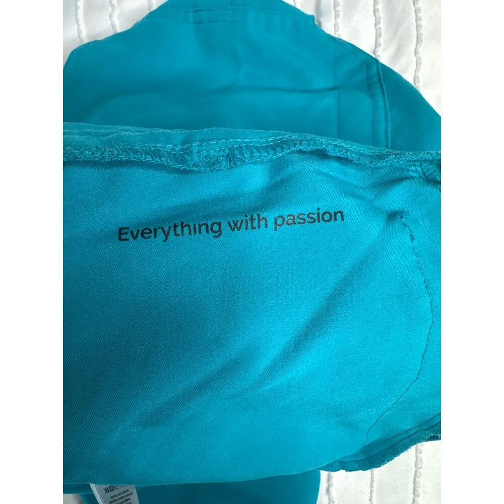 FIGS Technical Collection Scrub Pants – Turquoise, Women’s Size Large - Image 6