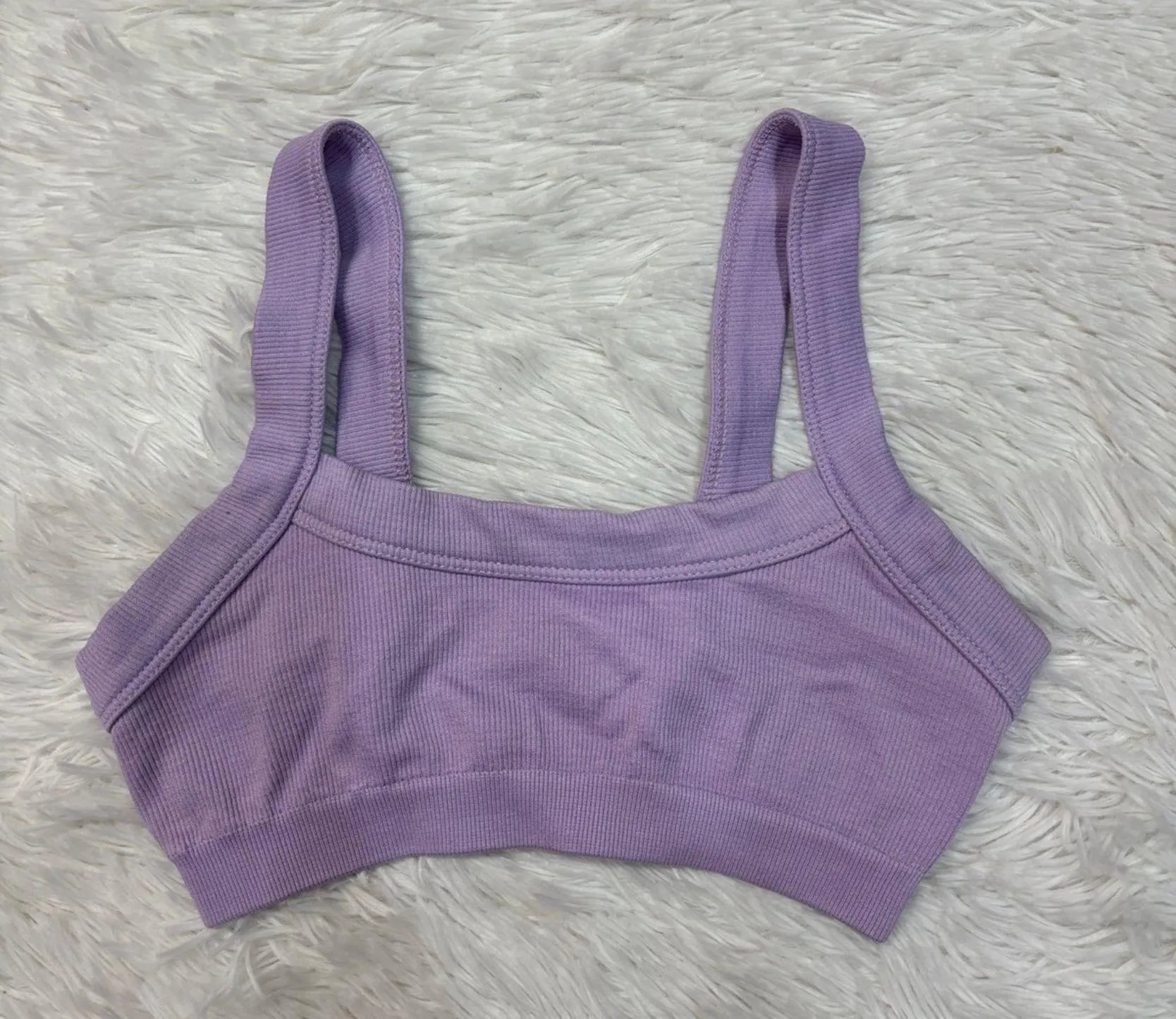 Out From Under Riptide Seamless Rib Bralette in Lilac - Image 2