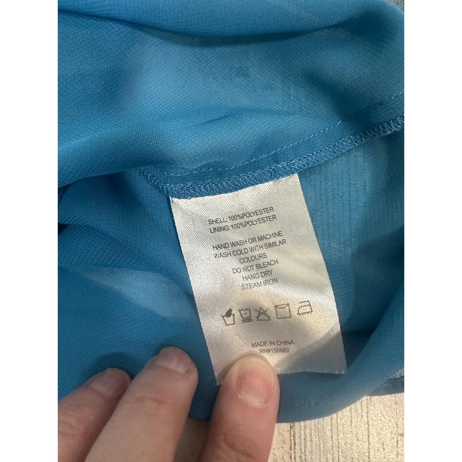 Evereve Bright Blue Pleated Dress XS | Smocked Waist | Ruffle Hem | MSRP $99 - Image 7