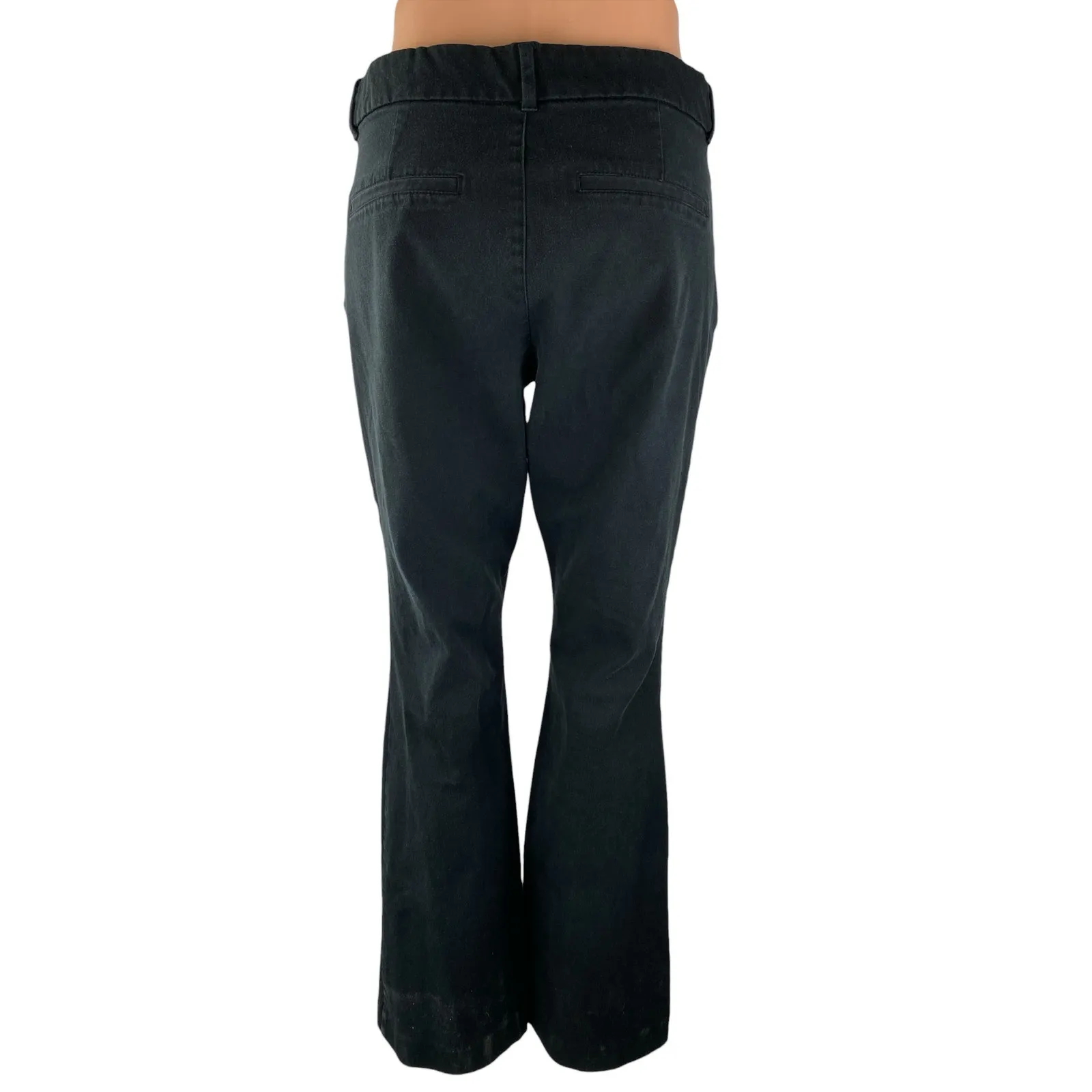 Old Navy Pixie Women's Black High Waisted Flared Bootcut Trousers Pants Size 8 - Image 2