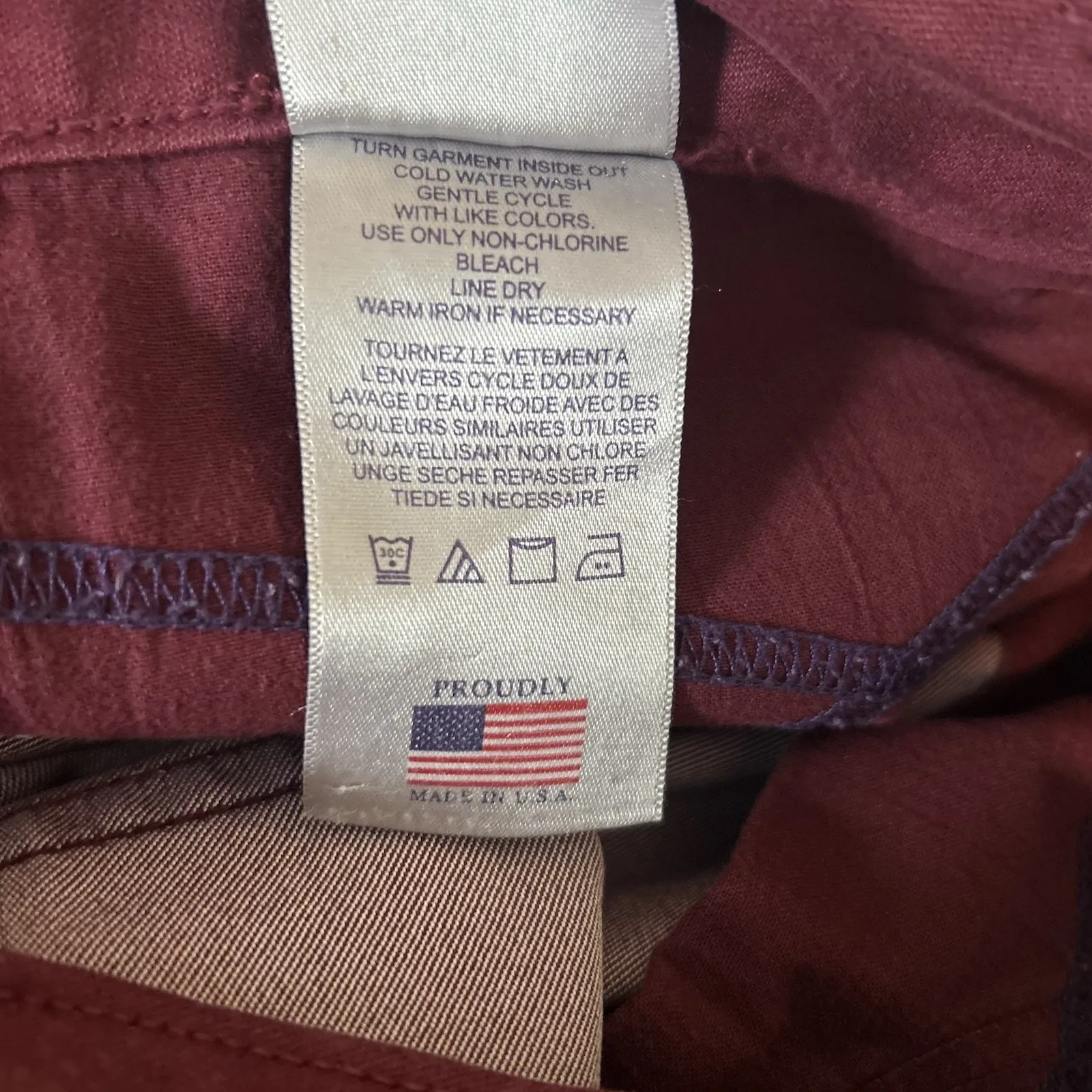 NYDJ‎ Legging Jeans Women's 6 Burgundy Red Straight Jegging Stretch Soft USA - Image 9