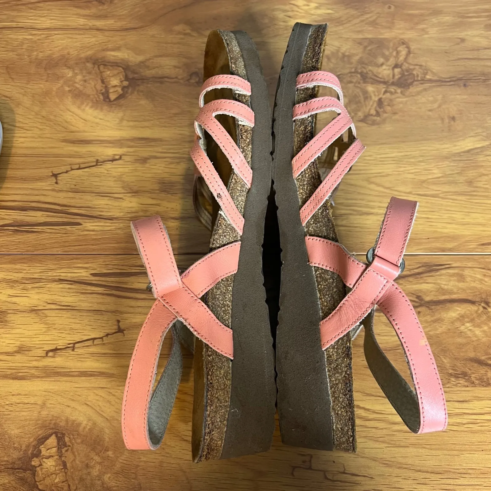 NAOT‎ Leather Strappy Adjustable Sandals Size 11 - Image 8