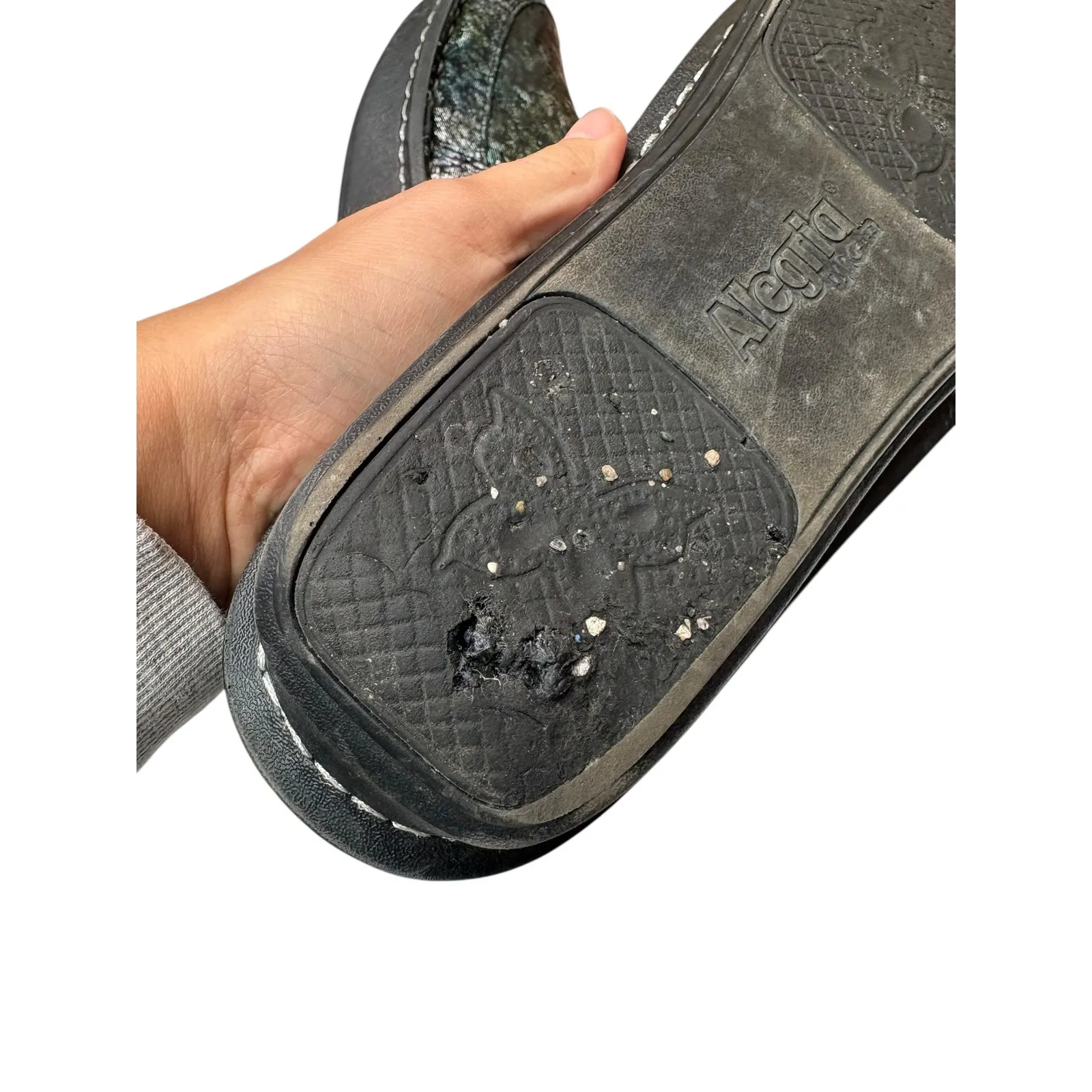 Alegria Dixi Women's Slip On Comfort Iridescent Work Wear Leather Shoes 40 - Image 7