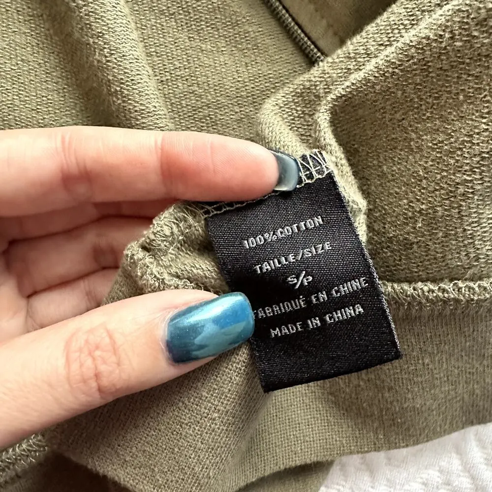 Suzy Sport Y2K Floral Embroidered Top Sz S Green - Image 6