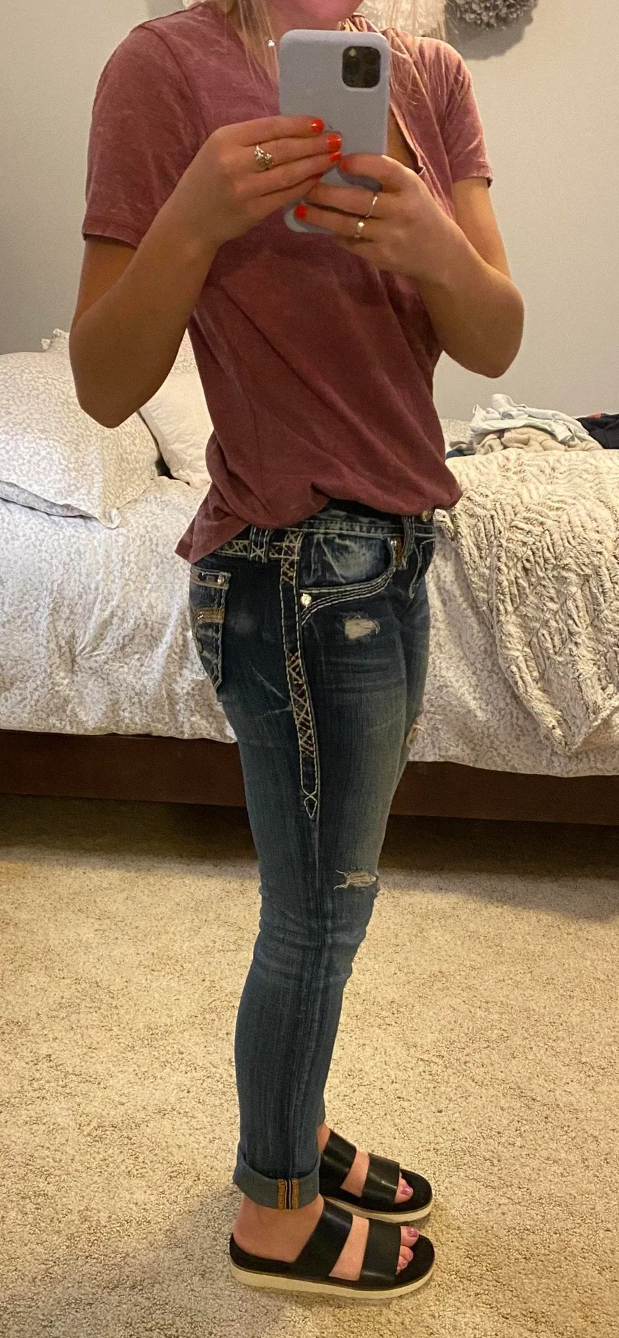 Rock Revival Skinny Jeans - Image 2