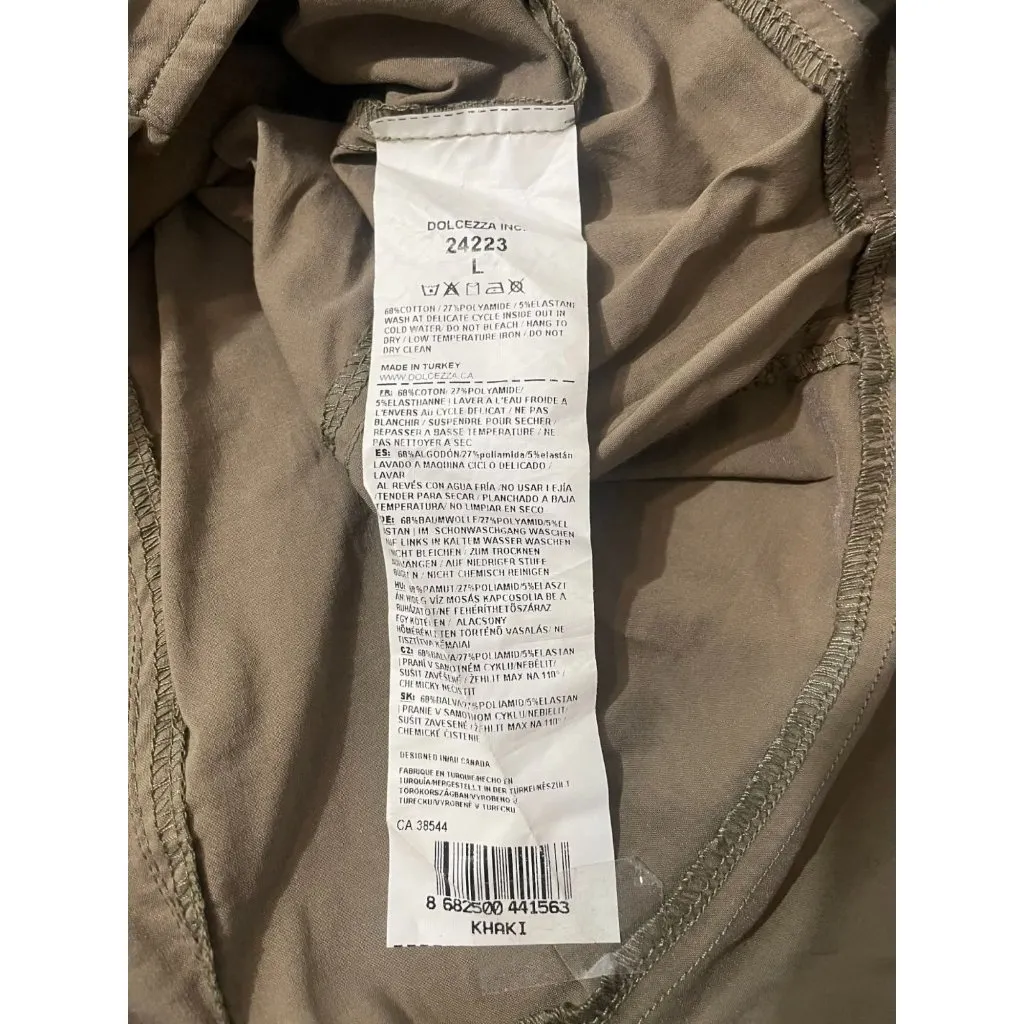 Dolcezza Size Large Top Jacket Button Down Long Sleeve Collared - Image 7