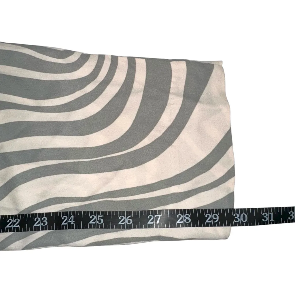 NWT Misa Los Angeles Perry Zebra Pattern Front Pleated Pants XS - Image 9