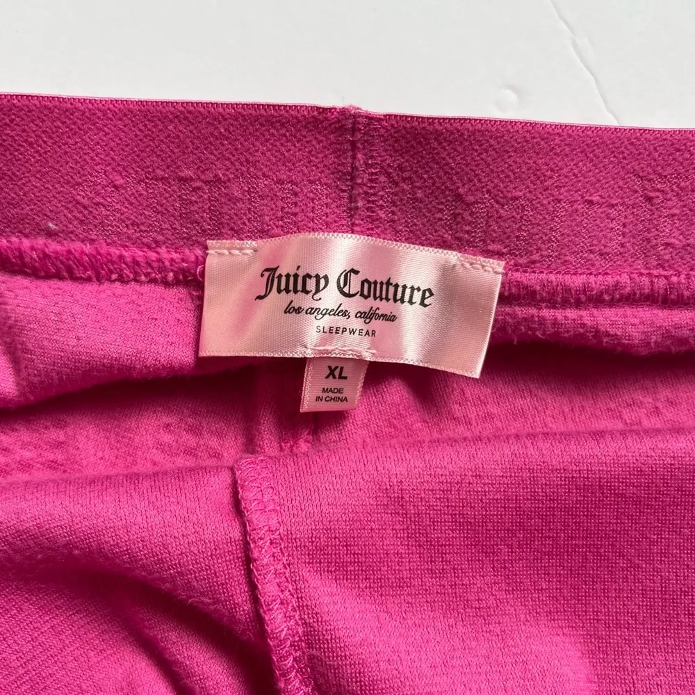 Juicy Couture Pink Velour Soft Sleepwear Shorts - Image 3