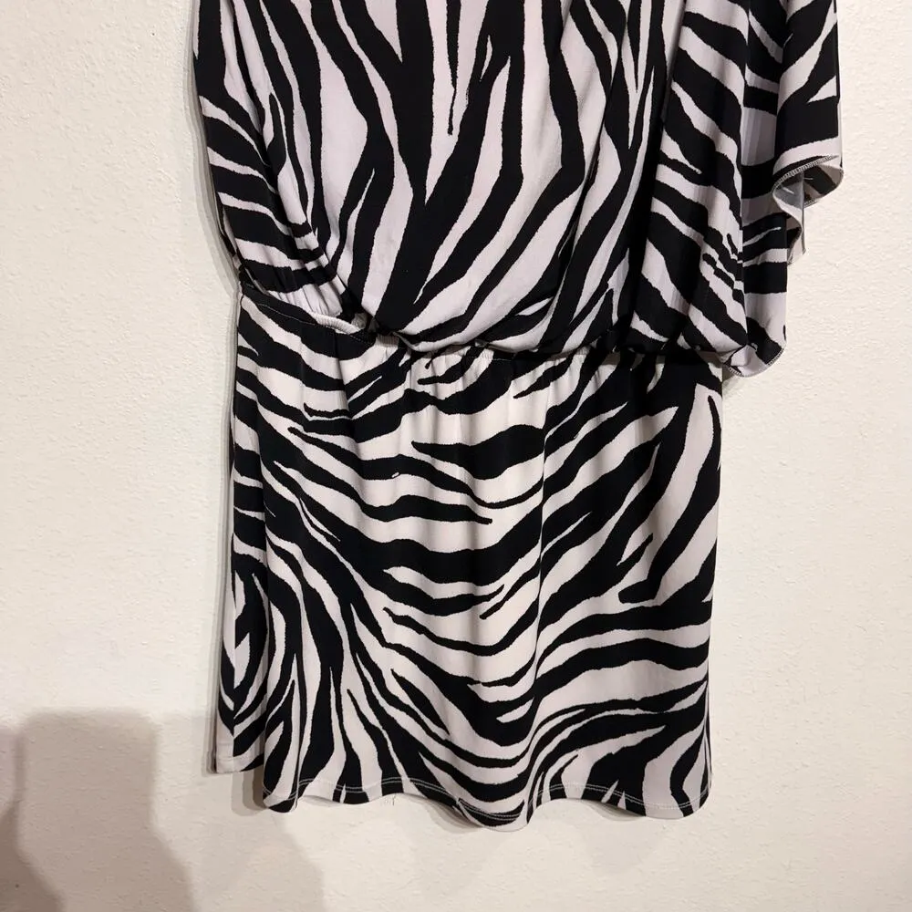 Ruby Rox  Zebra Print Mini Dress Sz M - Image 4