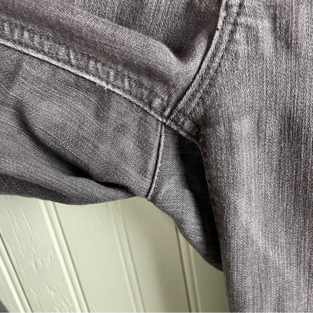 Democracy Ab Technology Gray Denim Skinny Jeans Women's Size 8 Mid Rise Stretch - Image 7