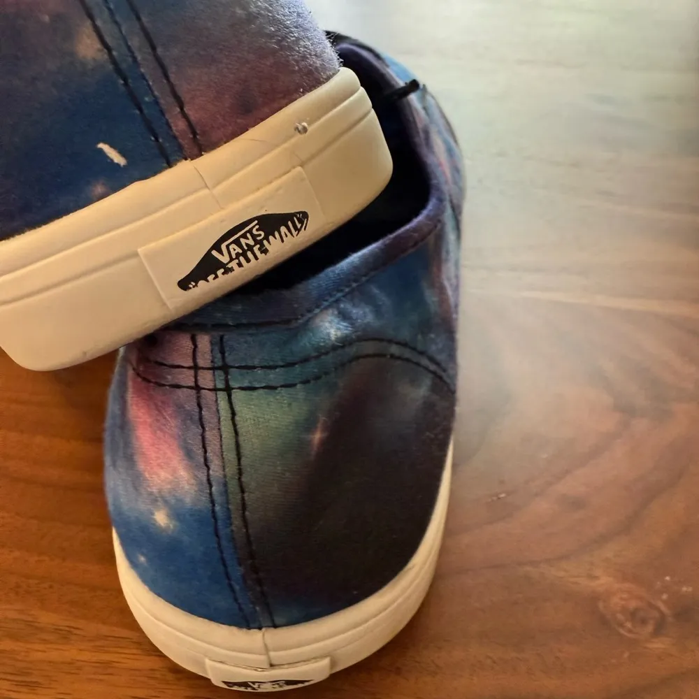 Vans Off The Wall Skate Shoes Lace Up Galaxy Blue Woman’s Size 9 Men’s Size 7.5 - Image 6