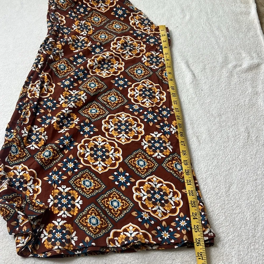 CeCe Brown Floral Wide-Leg Pants - Image 4