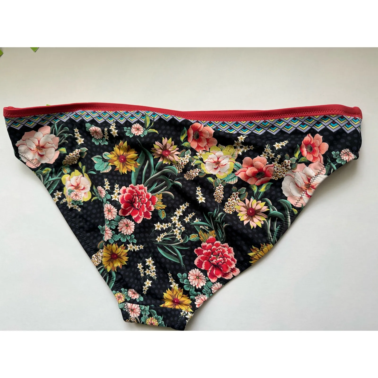 NWOT Johnny Was Mia Floral Hipster Swim Bottoms Size L - Image 4