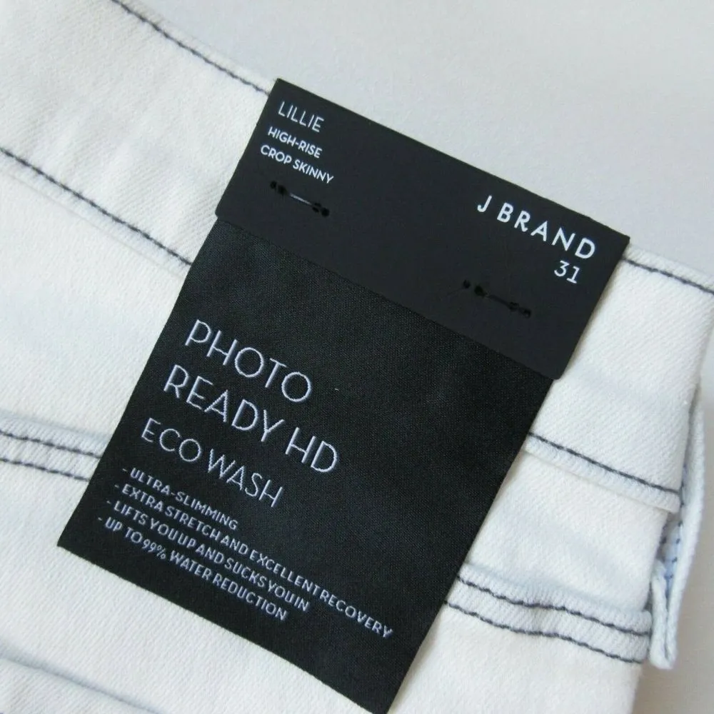 NWT J Brand Lillie High Rise Crop Skinny in Industria Photo Ready HD Jean 31 - Image 5