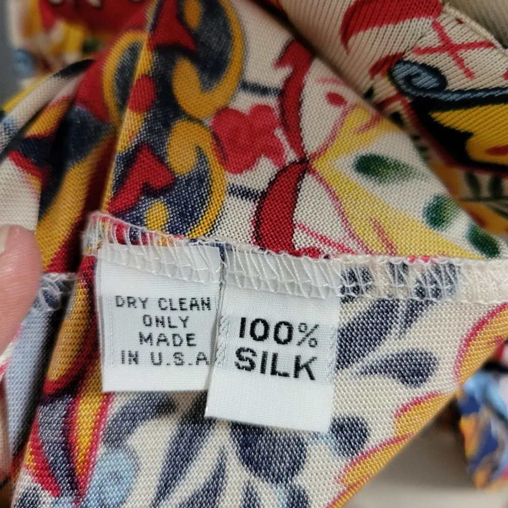 Anthro Nieves Lavi patterned babydoll tunic tank size 6 - Image 9