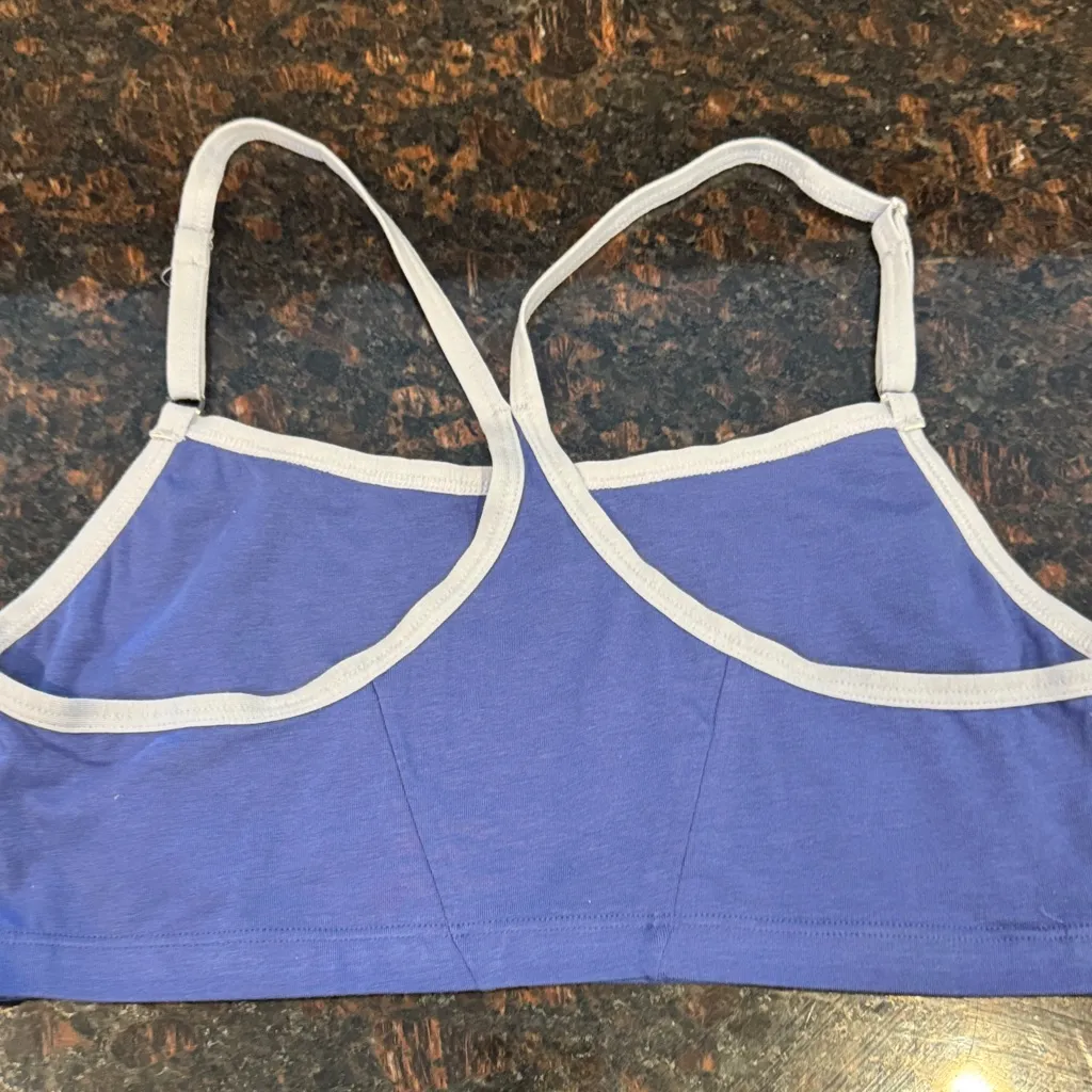 Set of Three Lounge Bras in Cream, Blue, and Multicolor XL - Image 11