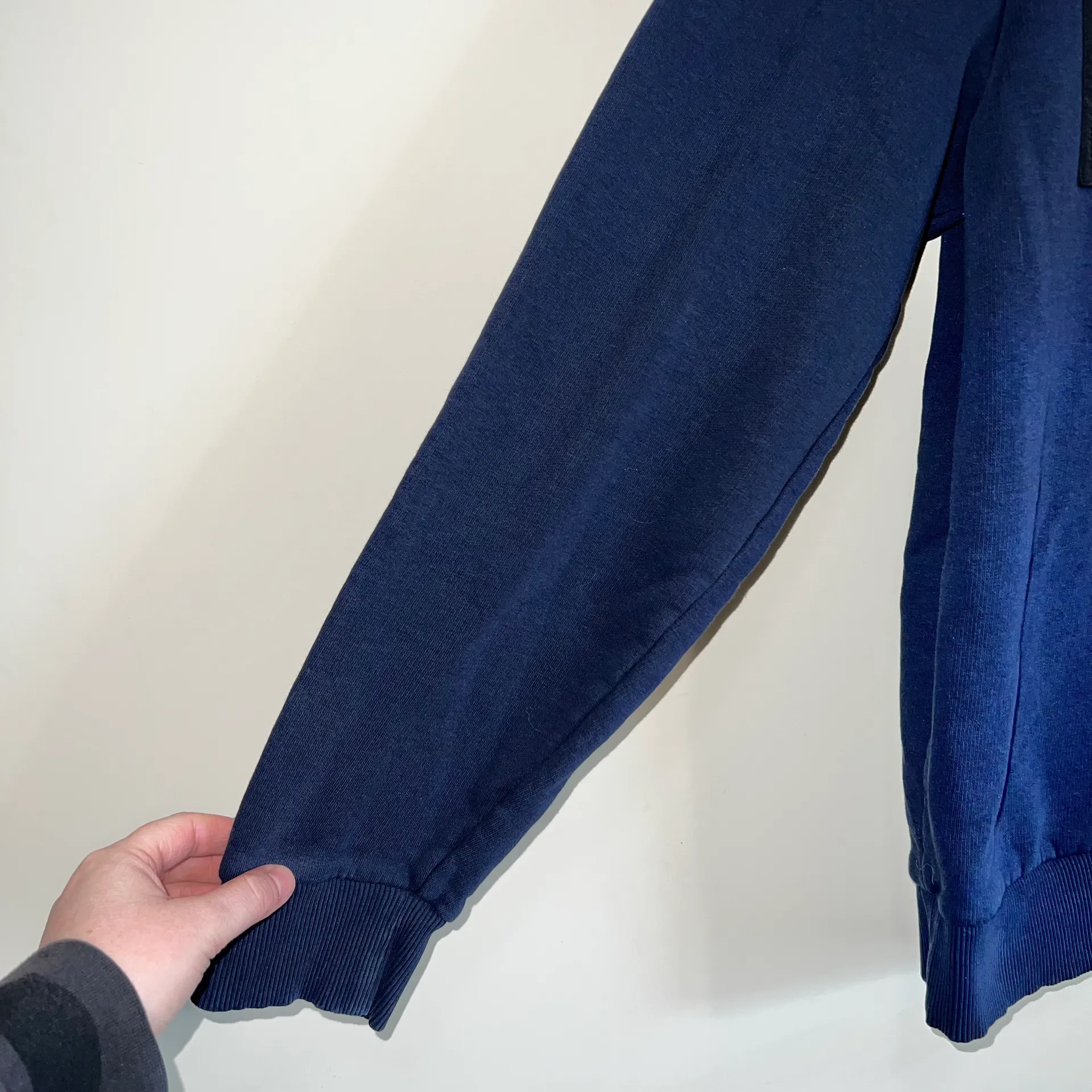 Calvin Klein Navy Blue Half Zip Pullover Sweater Size Medium - Image 4