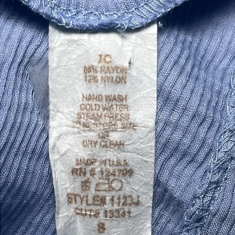 IC by Connie K Light Blue Swing Top Size Small - Image 7