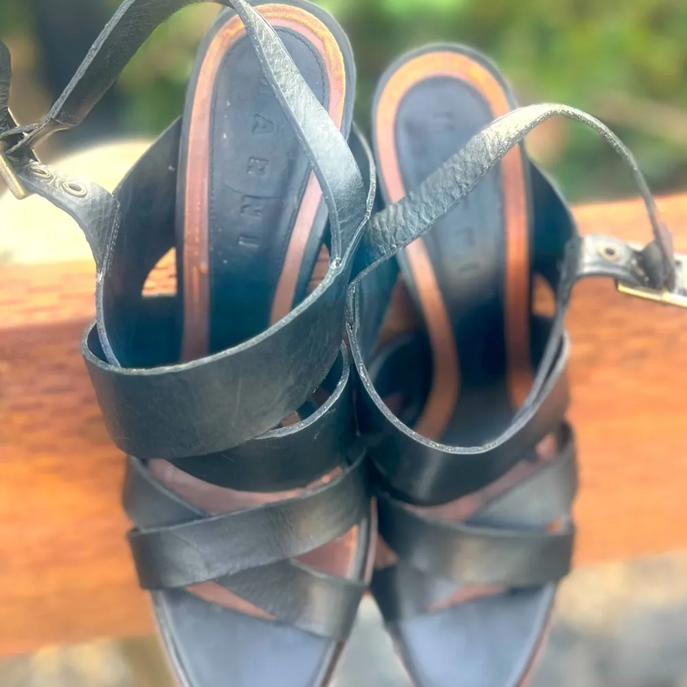 MARNI heels black leather 39 - Image 4