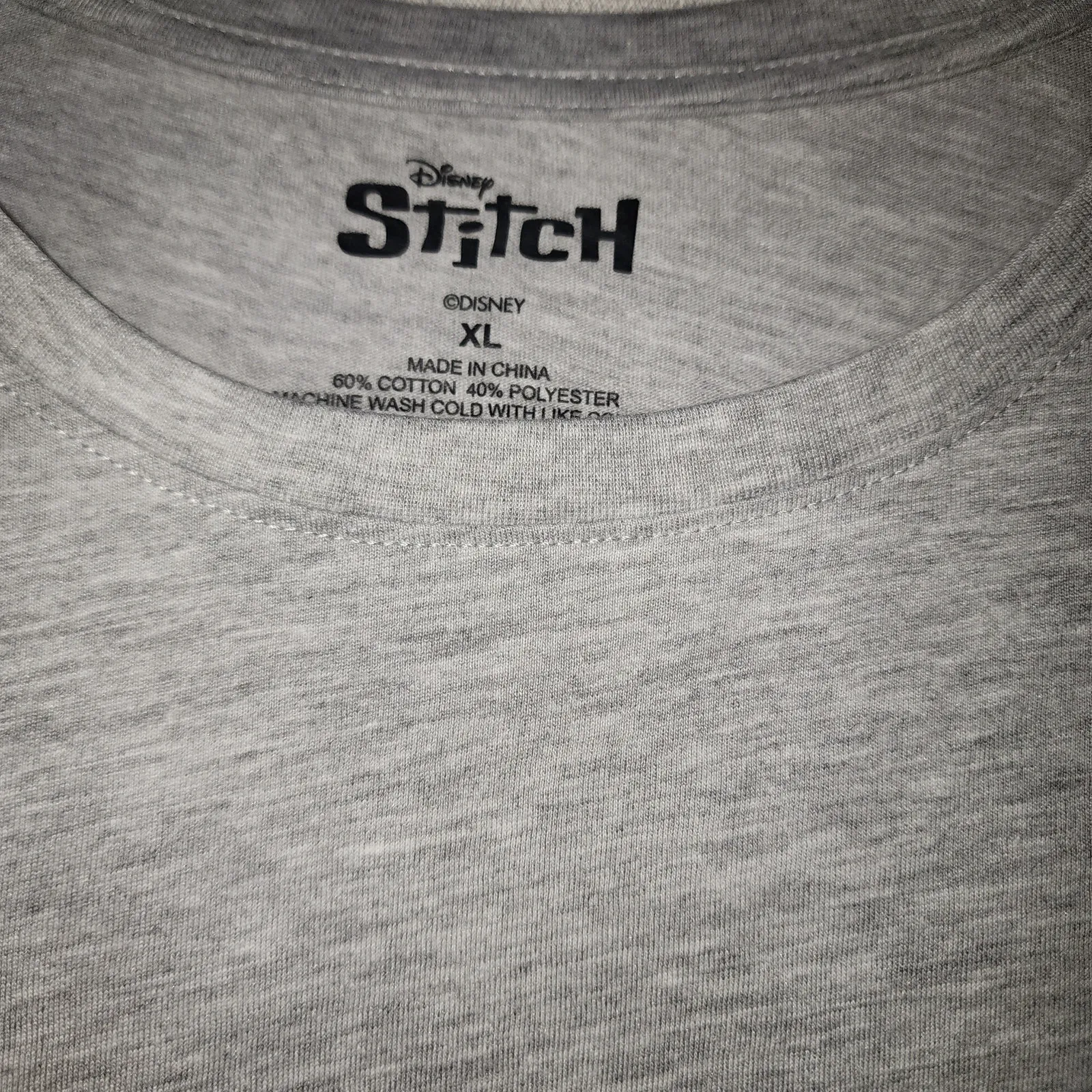 Disney Stitch skeleton suit short sleeve shirt women's XL - Image 3